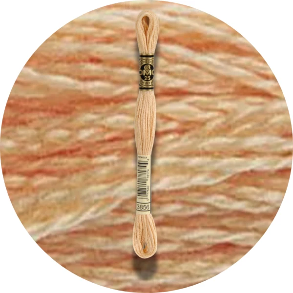 DMC Mouliné Spécial 25 Broderigarn, Ensfarvet, Røde/Gule/Orange nuancer